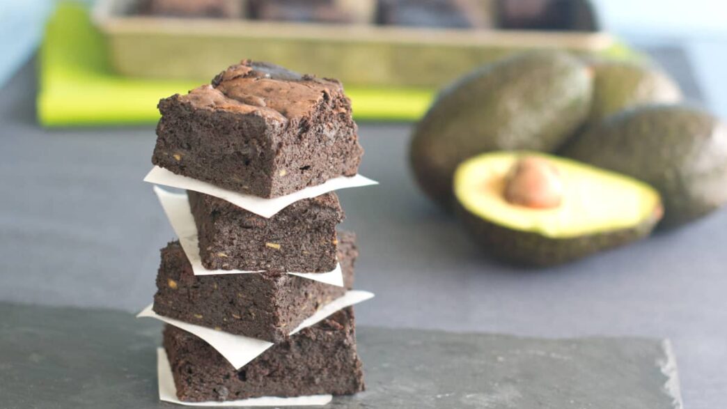 Dark Chocolate Avocado Brownies