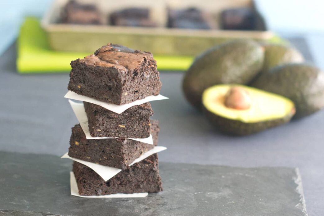 Dark Chocolate Avocado Brownies